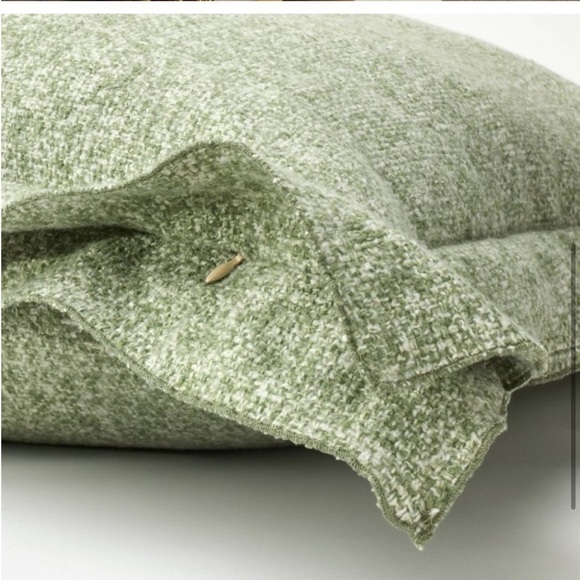 Oversized Heather Square Throw Pillow Sage/Cream Threshold Studio Mc… - Picture 2 of 7